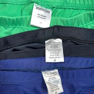 Boys 4T swim skimmers. Set of three